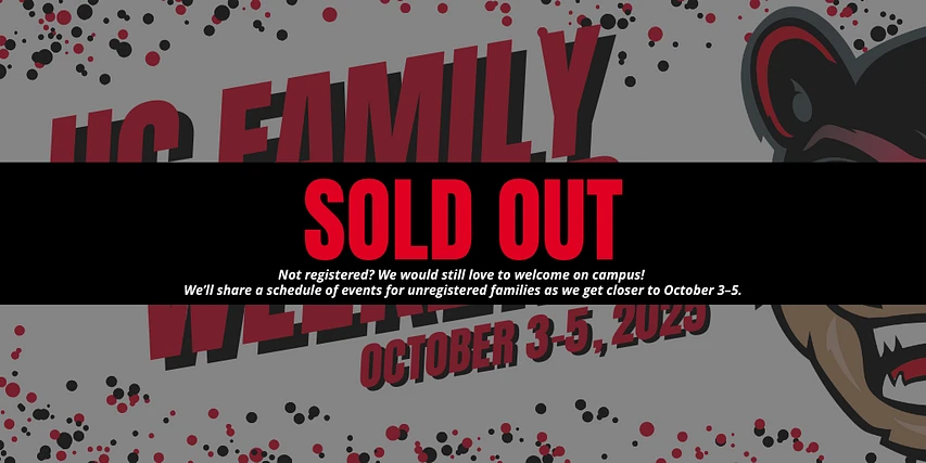 Logo for UC Family Weekend 2025