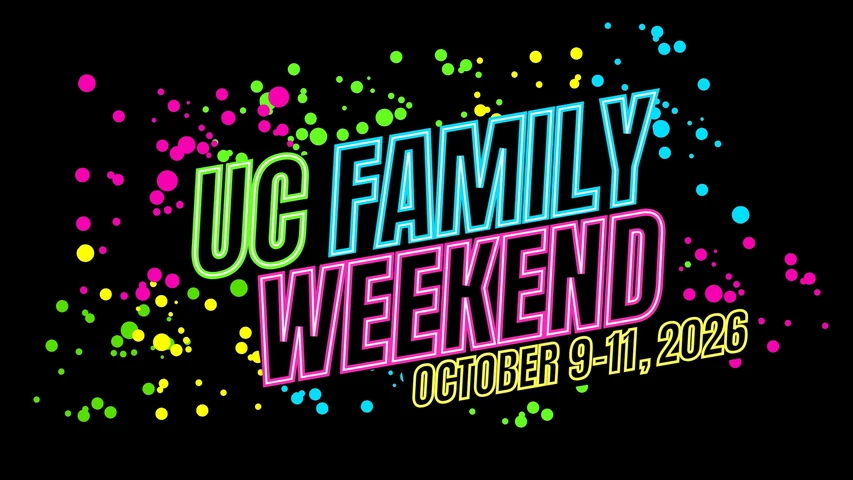 Logo for UC Family Weekend 2026